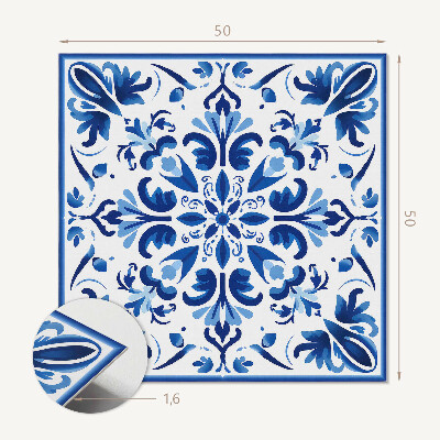 Wall paneling Stylish floral motif in balance