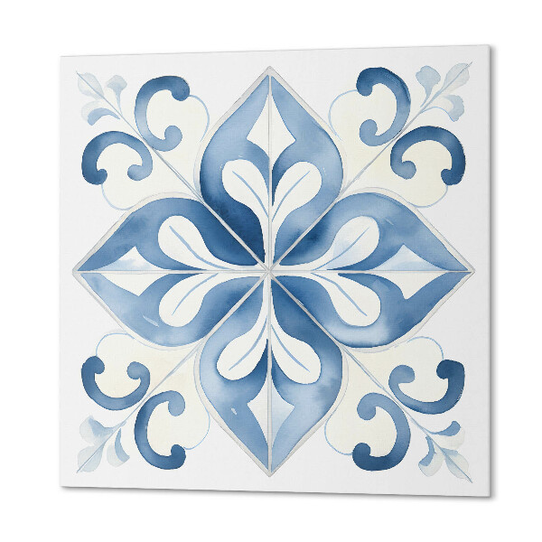 Pvc wall panel square Ceramic style flowers