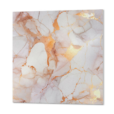 Wall panel square Elegant marble pattern with veins