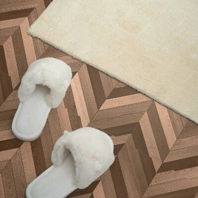 Wall panel square Wooden herringbone in classic style