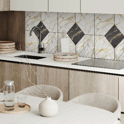Wall panel square Chic marble graphics