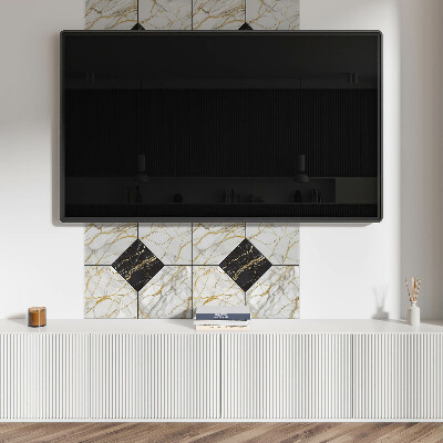Wall panel square Chic marble graphics