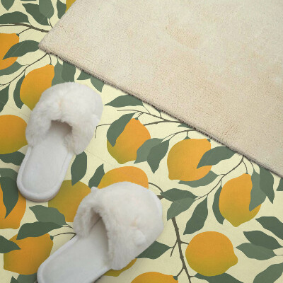 Wall paneling Lemon-style plant pattern