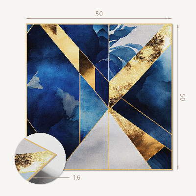 Pvc wall panel square Geometric patterns in colors