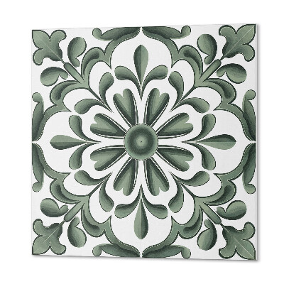 Wall paneling Round plant motif