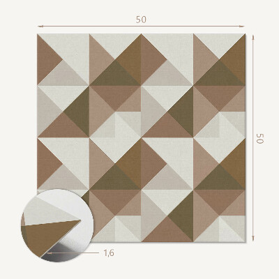 Wall paneling Abstract Triangle Geometry