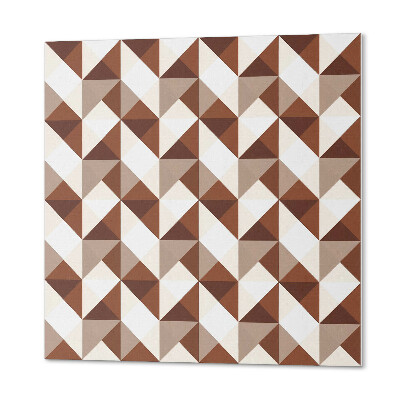 Pvc wall panel square Stylish geometric pattern with triangles