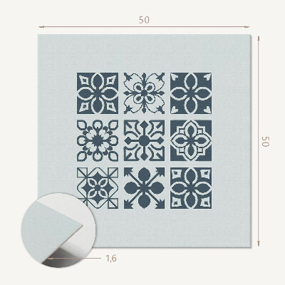 Pvc wall panel square Geometric arrangements in square patterns