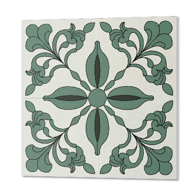 Wall panel square Attractive botanical pattern