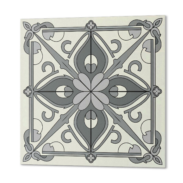 Wall paneling Floral design in perfect balance