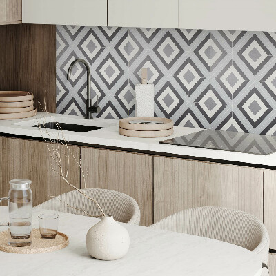 Wall paneling Stylish rhombus in geometry