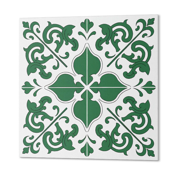 Wall paneling Decorative plant accents with ornaments