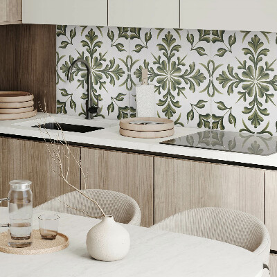 Pvc wall panel square Plant motif