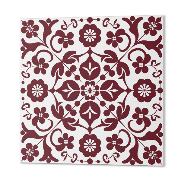 Wall paneling Ornaments with flowers in a harmonious combination