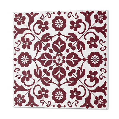 Wall paneling Ornaments with flowers in a harmonious combination