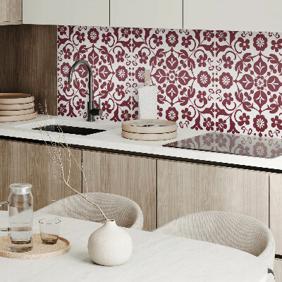Wall paneling Ornaments with flowers in a harmonious combination
