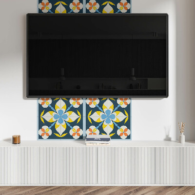 Wall paneling Flower pattern
