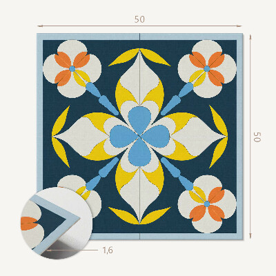 Wall paneling Flower pattern