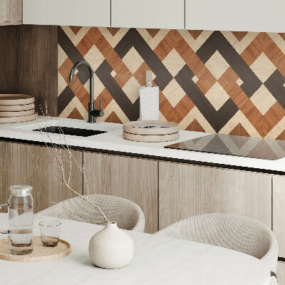 Wall panel square Geometric Wood Pattern