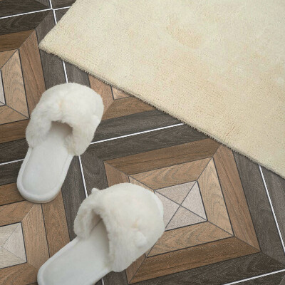 Wall paneling Stylish rhombuses in geometric form