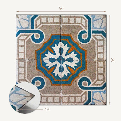 Wall paneling Decorative ornaments in a mosaic approach