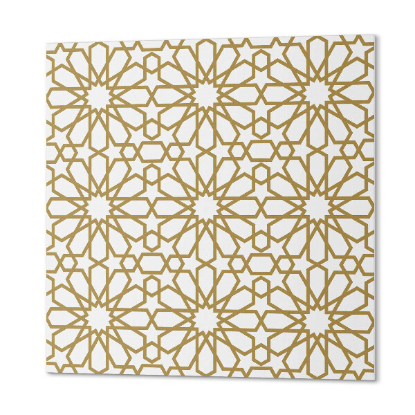 Pvc wall panel square Geometry with star motif
