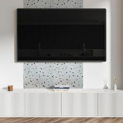 Wall paneling Artistic design with spots