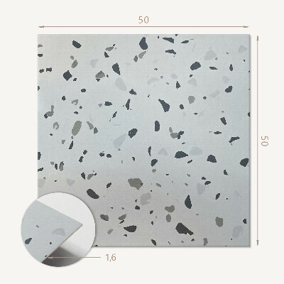 Wall paneling Artistic design with spots