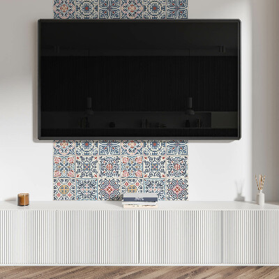 Wall panel square Geometry of mosaic shapes