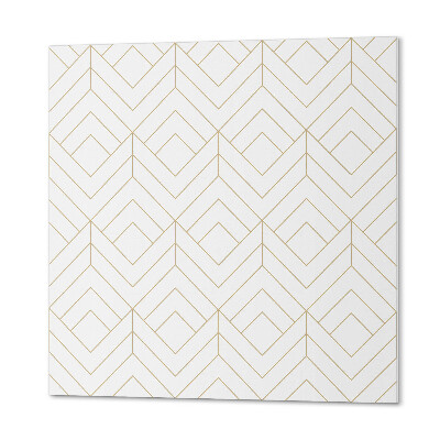 Pvc wall panel square Stylish geometric pattern with rhombuses