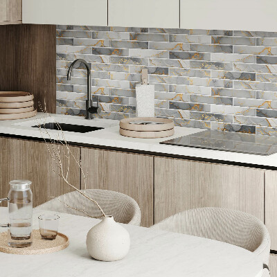 Pvc wall panel square Luxurious marble design