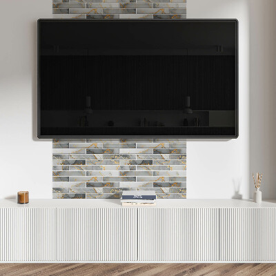 Pvc wall panel square Luxurious marble design
