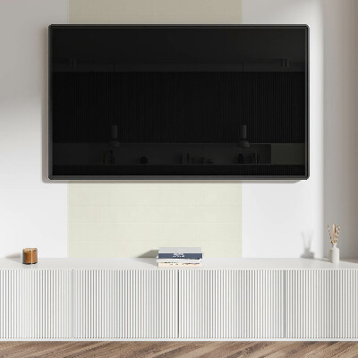 Pvc wall panel square Vertical light motif