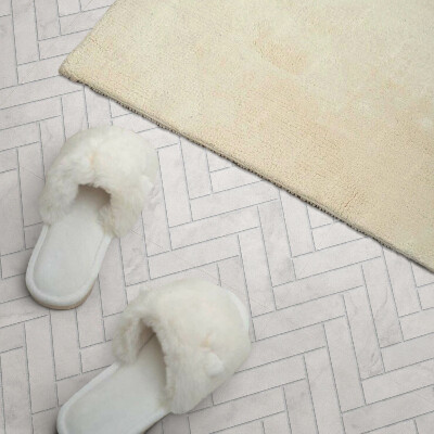 Wall panel square 3D herringbone pattern