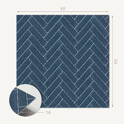 Pvc wall panel square Stylish herringbone pattern