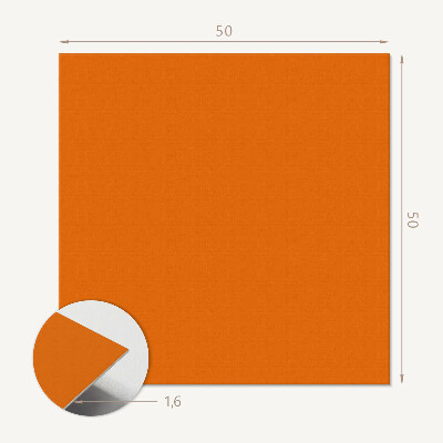 Wall panel square Orange Theme