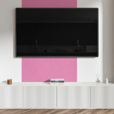 Wall paneling Pink motif in pastel shades