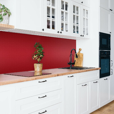 Wall paneling Red colour