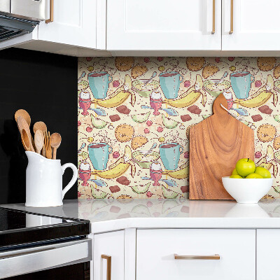 Wall paneling A fairy tale motif for the kitchen