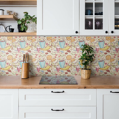 Wall paneling A fairy tale motif for the kitchen