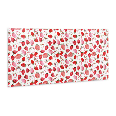 Wall panel Red strawberries