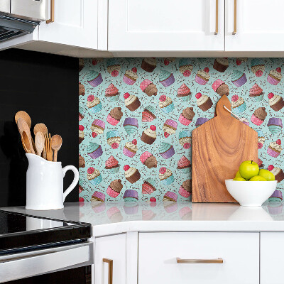 Wall panel Colorful muffins