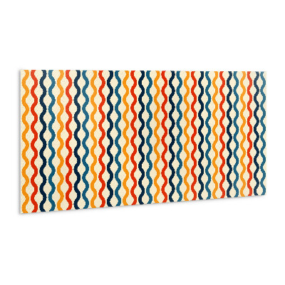 PVC wall panel Colorful boho waves