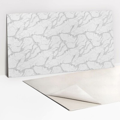 PVC wall panel White marble