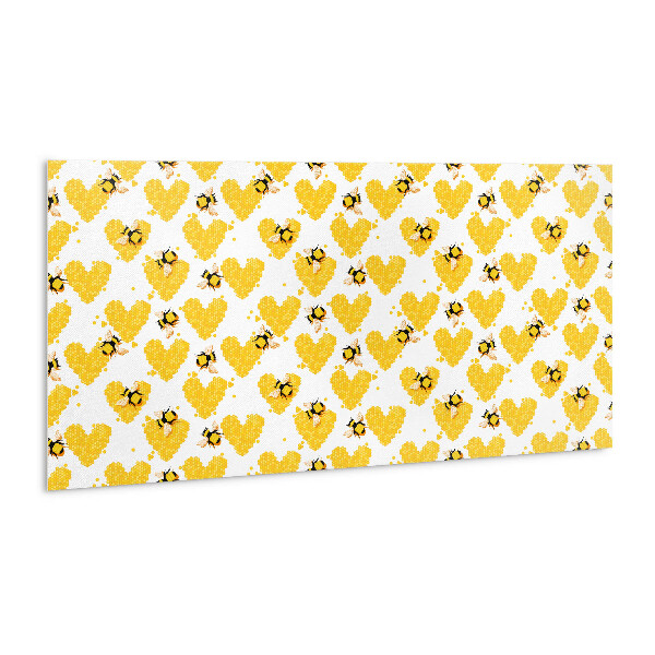 Wall panel Bee with honeycomb