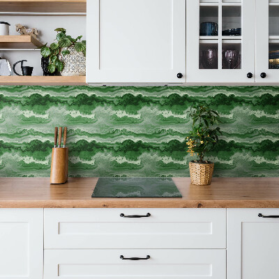 Wall panel Green marble motif