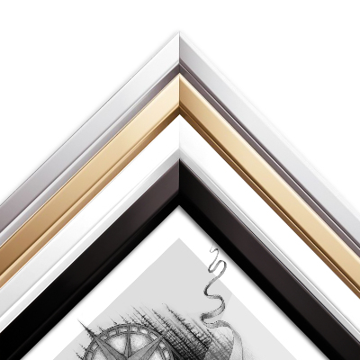 Silver wall frame 50x50 cm