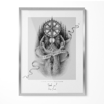 Silver frame 23x31 in