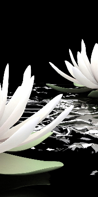 Roller blind Water lilies