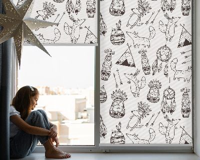 Roller blind Drawn pictures